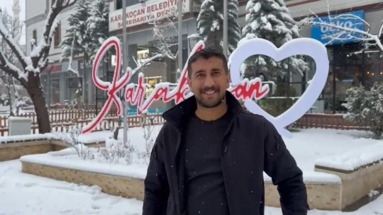 Elazığ'ın ilçelerinde kar yağışı etkili oldu