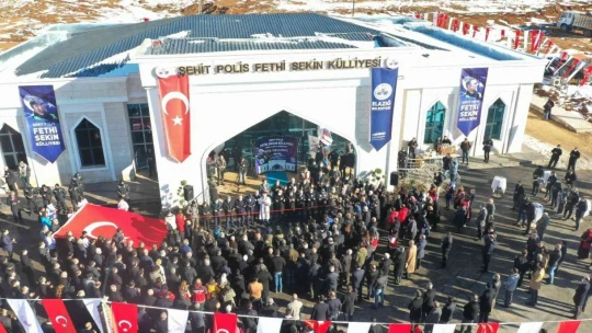 Elazığ şehidini unutmadı, Şehit Fethi Sekin Külliyesi törenle açıldı