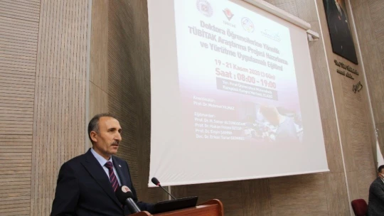 FÜ'de TÜBİTAK Araştırma Hazırlama ve Yürütme uygulamalı eğitimi