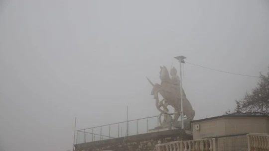 Harput'ta sis bulutlarının görsel şöleni