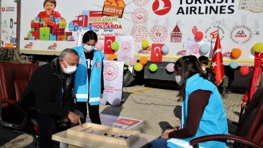 Hediye Karavanı'nın durağı Elazığ oldu
