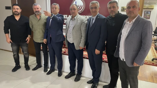 İzmir Tarım İl Müdürü Mustafa Özen Ege'den Elazığlılar Dernekler Fedrasyonuna Ziyaret