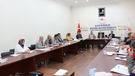 Elazığ Su Ürünleri Araştırma Enstitüsü Müdürlüğü Koordinasyonunda Su Ürünleri Sektör Toplantısı Yapıldı