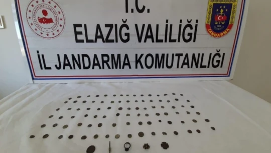 Jandarma alıcılı kılığında 103 adet tarihi obje ele geçirdi