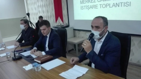 Kovancılar'da depremde hasar alıp yıkılan, cami için istişare toplantısı