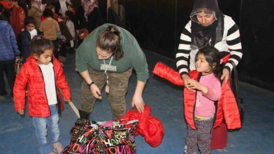 Köydeki çocuklar ilk sömestr tatillini eğlenerek geçirdi