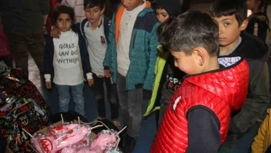 Köydeki çocuklar ilk sömestr tatillini eğlenerek geçirdi