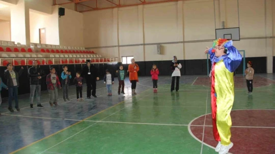 Köydeki çocuklar ilk sömestr tatillini eğlenerek geçirdi