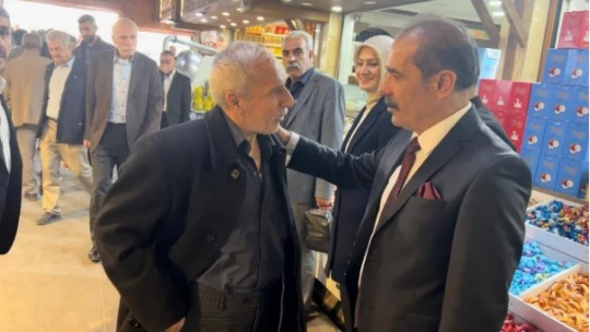 Elazığ Bağımsız Milletvekili Adayı Prof. Dr. Bilal ÇOBAN Kapalı Çarşı Esnafını Ziyaret Etti