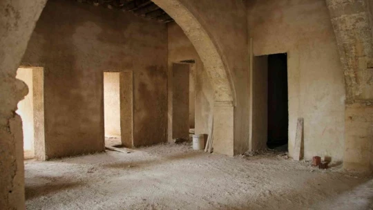 Tarihi Maden Hükümet Konağının restorasyon çalışmaları devam ediyor
