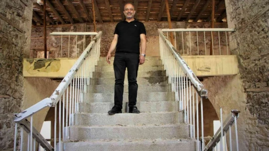 Tarihi Maden Hükümet Konağının restorasyon çalışmaları devam ediyor