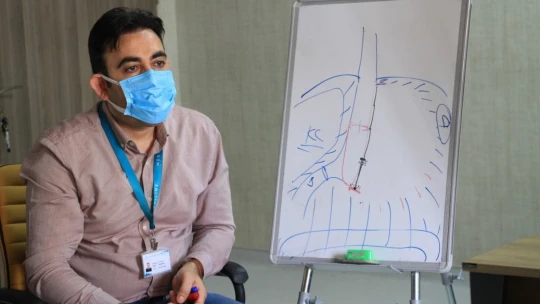 Türk doktorlarının başarısını duyan Alman Çift Elazığ'da operasyon oldu