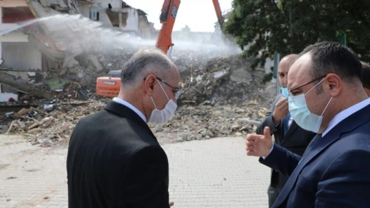 Vali Yırık,incelemelerde bulundu