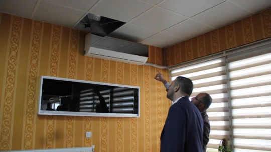 Başkan, Işıkver Yağışlar Sonrası Etkilenen Galericiler Sitesinde İncelemede Bulundu