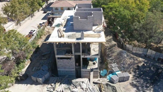 Zabıta Müdürlüğü yeni hizmet binasının inşası yükseliyor