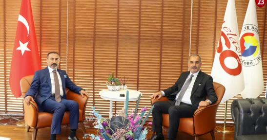 Elazığ TSO Başkanı İdris Alan, TOBB Yöneticisi Mehmet Tuncay Yıldırım'ı Ağırladı