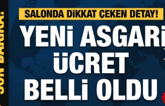 2023 Yılı Asgari Ücret 8 Bin 500 TL Oldu