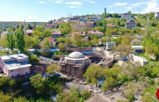 388 Yıllık Hoca Hasan Hamamı'nda Restorasyon Çalışmaları Başladı