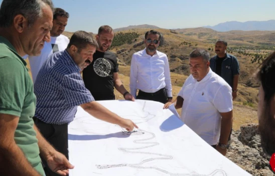 Başkan Şerifoğulları Tarihi Hüseynik Yolu'ndaki Rekreasyon Çalışmalarını Yerinde İnceledi