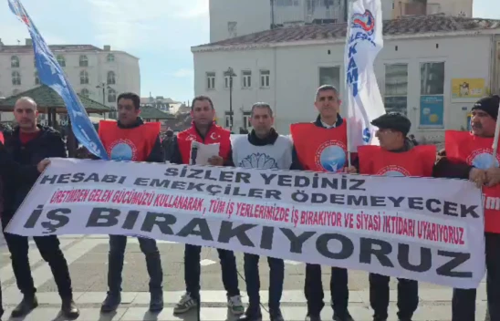 Birleşik Kamu-İş Elazığ'dan Bütçe ve Yoksulluk Tepkisi: 'İşyerlerinde Değil Meydanlardayız'