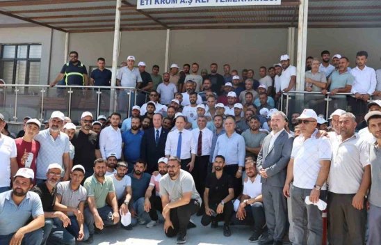 CHP heyetinden grevde olan işçilere destek