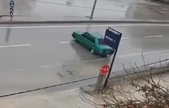 Elazığ'da Drift Yapan Sürücüye Ağır Ceza: 48 Bin 936 Lira