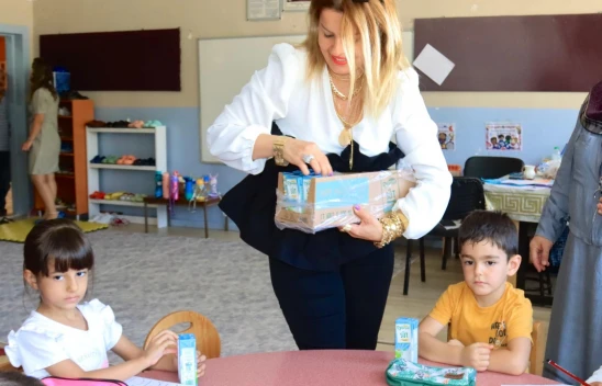 Elazığ Belediyesi'nden Çocuklara Süt Dağıtımı Etkinliği