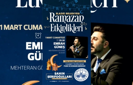 Elazığ Belediyesi Ramazan Etkinlikleri Başlıyor