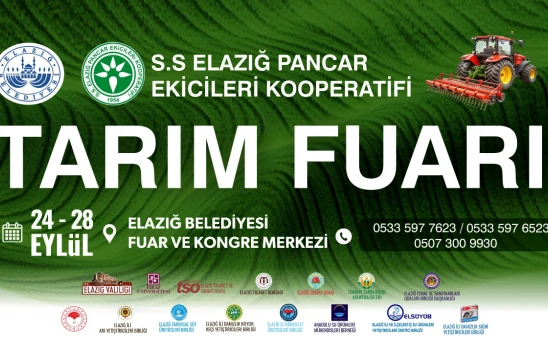 Elazığ Belediyesi Tarım Fuarı Yarın Kapılarını Açıyor