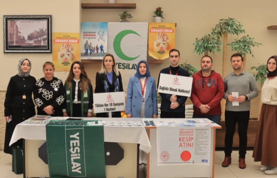 Elazığ Belediyesi ve Sağlık Müdürlüğünden Sigara Bırakma Farkındalık Etkinliği