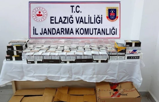 Elazığ'da Bandrolsüz Sigara ve Silah Ele Geçirildi: 16 Bin 320 Dal Sigara, 1 Kurusıkı Tabanca