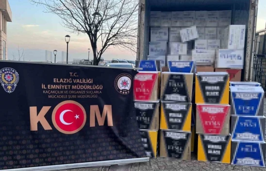 Elazığ'da 2 milyon 564 bin makaron ele geçirildi