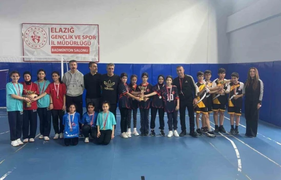 Elazığ'da Okul Sporları Atletizm ve Badminton Müsabakaları Sona Erdi