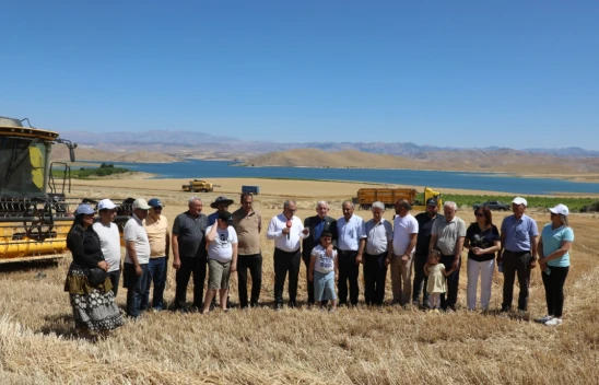 Elazığ'da 2025 Yılı Hububat Hasadı Başladı