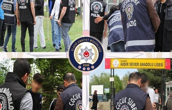 Elazığ'da 223 Okul Önü ve Çevresinde Geniş Çaplı Denetim: 3 Servise Ceza, 1 Araç Trafikten Men Edildi