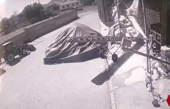 Elazığ'da 4 kişinin yaralandığı kaza kamerada