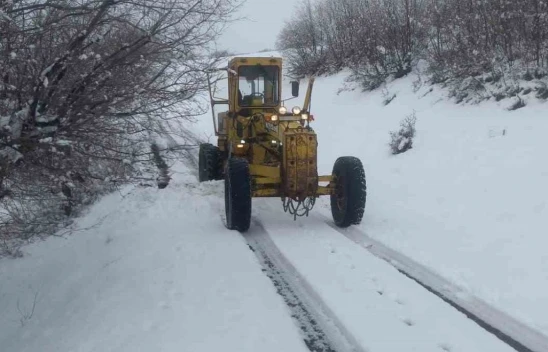 Elazığ'da Kar Yağışı: 54 Köy Yolu Ulaşıma Kapandı