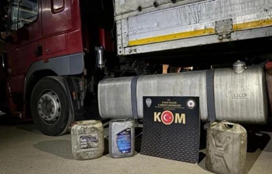 Elazığ'da 750 Litre Kaçak Akaryakıt Ele Geçirildi