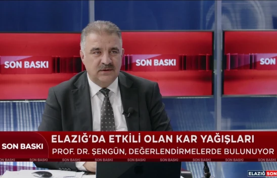 Elazığ'da 76 Yılın En Yoğun 24 Saatlik Kar Yağışı