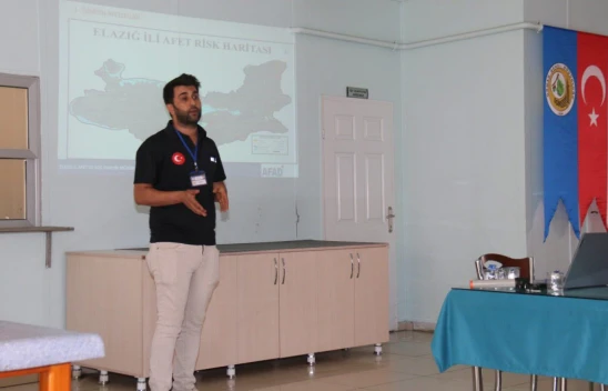 Elazığ'da AFAD Tarafından Düzenlenen Afet Teknik Eğitimleri Devam Ediyor