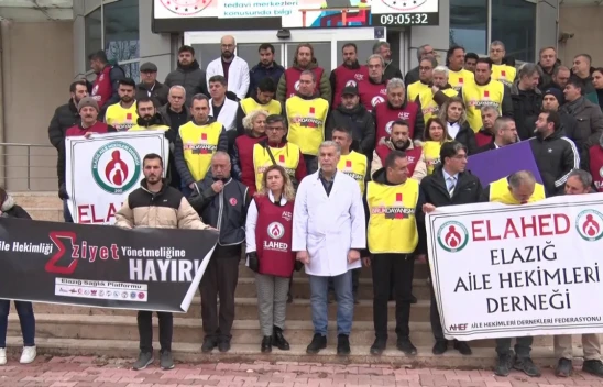 Elazığ'da Aile Hekimlerinden 5 Günlük Grev:'Haklarımızı Geri İstiyoruz'