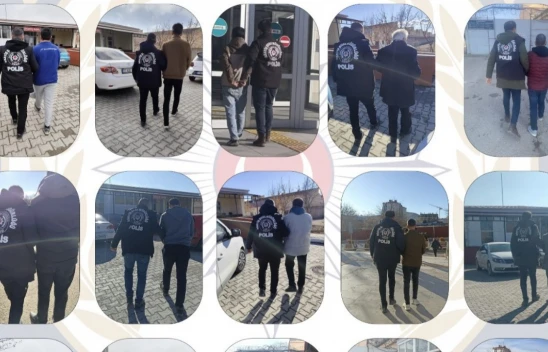 Elazığ'da aranan 102 şahıs yakalandı