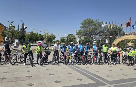Elazığ'da Bağımlılıkla Mücadele İçin Pedallar Çevrildi