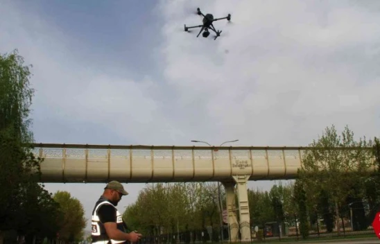 Elazığ'da Bayram Öncesi Drone Destekli Trafik Denetimi