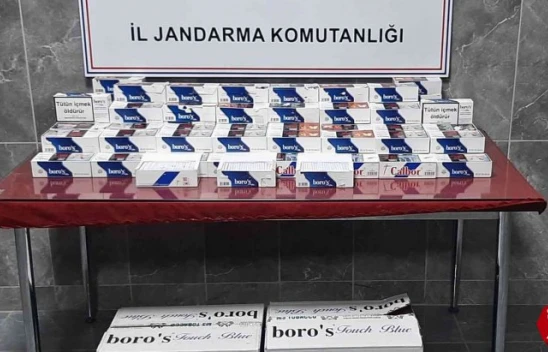 Elazığ'da bin paket bandrolsüz sigara ele geçirildi