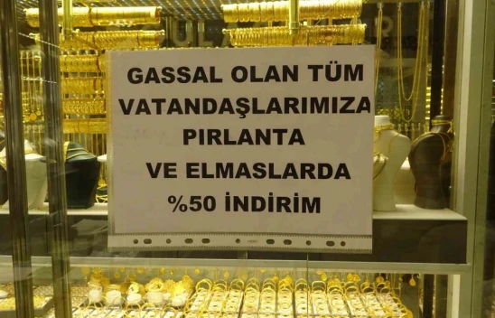 Elazığ'da Gassallara Özel Pırlanta ve Elmas Ürünlerinde Yüzde 50 İndirim