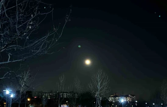 Elazığ'da dolunay görsel şölen sundu