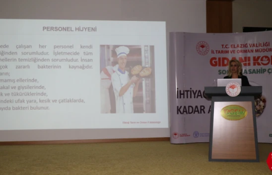Elazığ'da Fırıncılara Hijyen Eğitimi