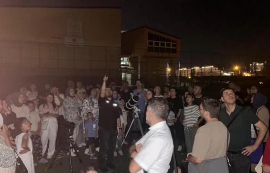 Elazığ'da gökyüzü gözlem etkinliği düzenlendi