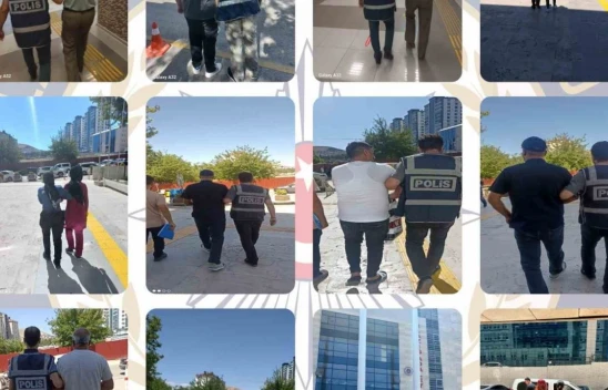 Elazığ'da haklarında kesinleşmiş hapis cezası bulunan 24 kişi yakalandı